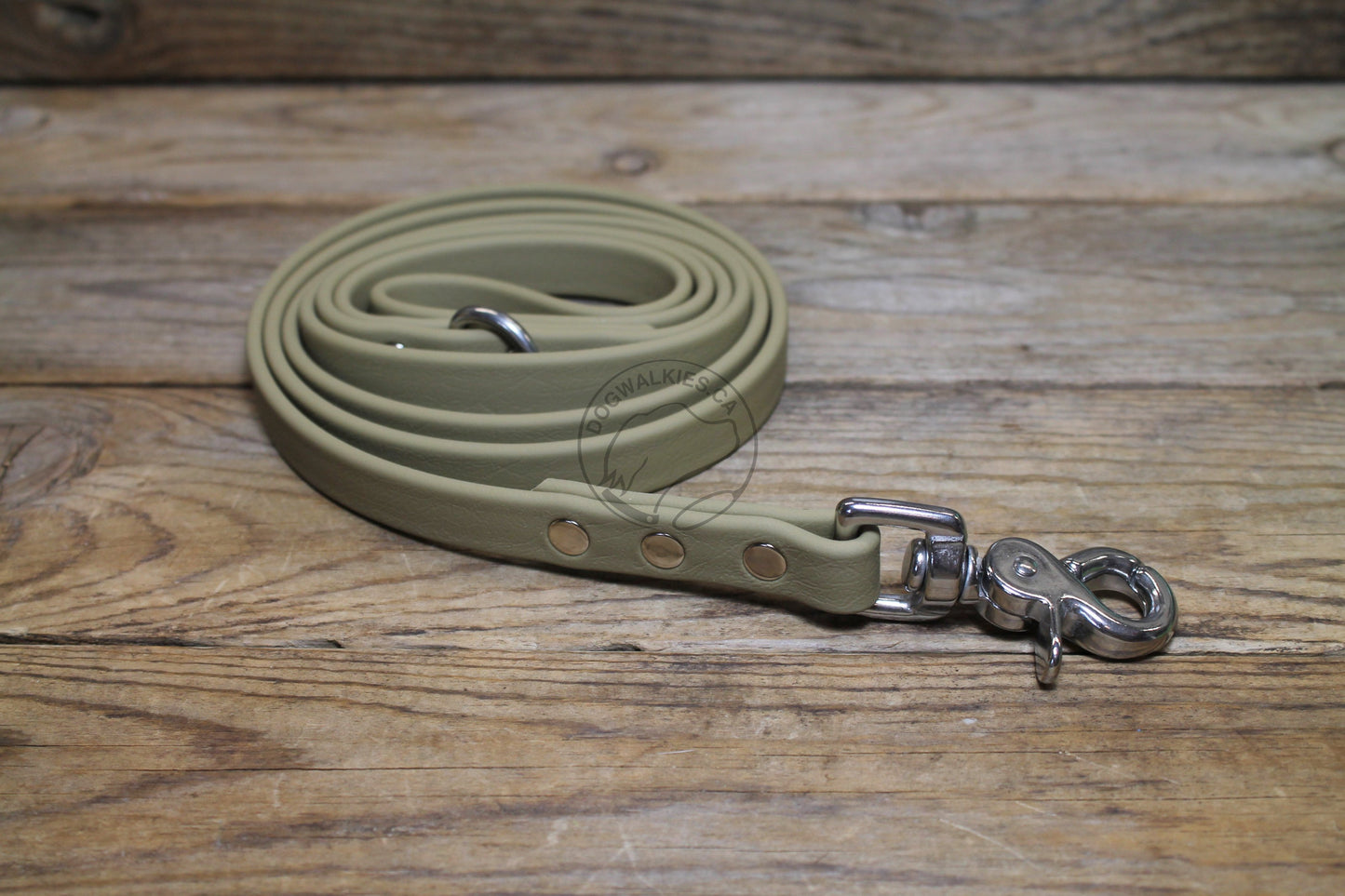 Sahara Tan Biothane Dog Leash - Regular 16mm (5/8") width