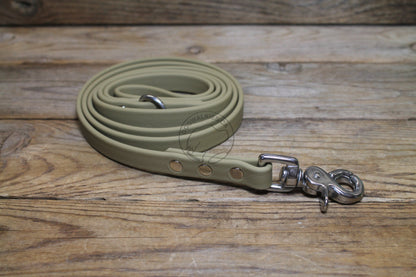Sahara Tan Biothane Dog Leash - Regular 16mm (5/8") width