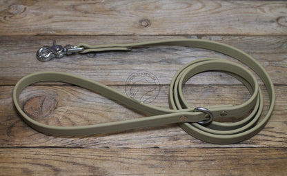 Sahara Tan Biothane Dog Leash - Regular 16mm (5/8") width