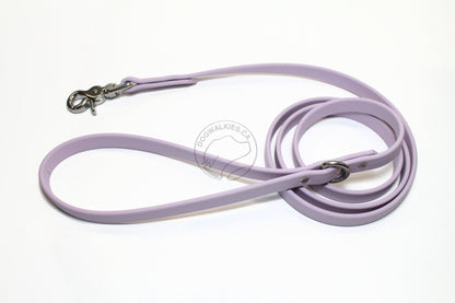 Lavender Purple Pastel Biothane Dog Leash - Regular 16mm (5/8") width