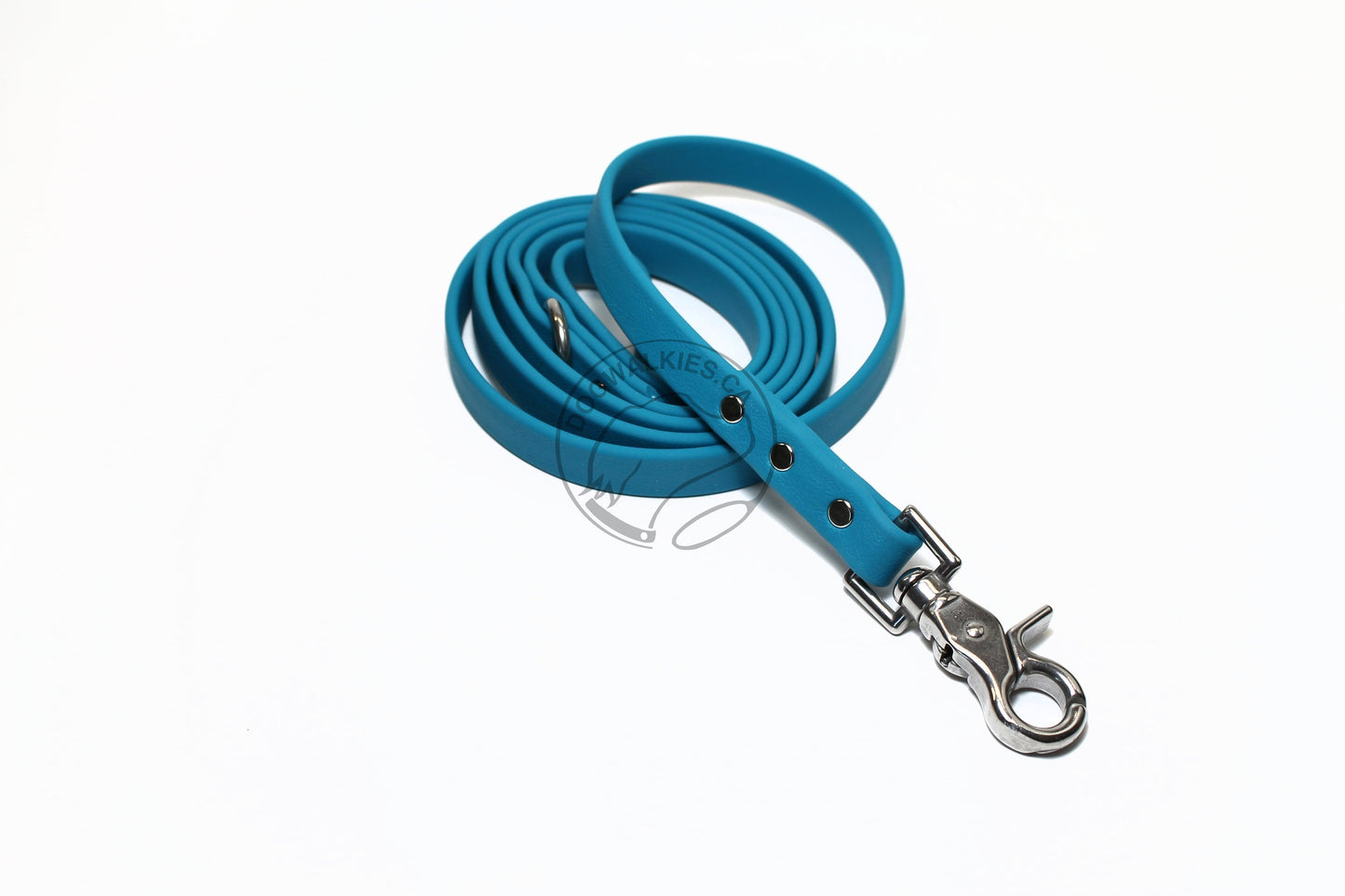 Oasis Blue Biothane Dog Leash - Regular 16mm (5/8") width