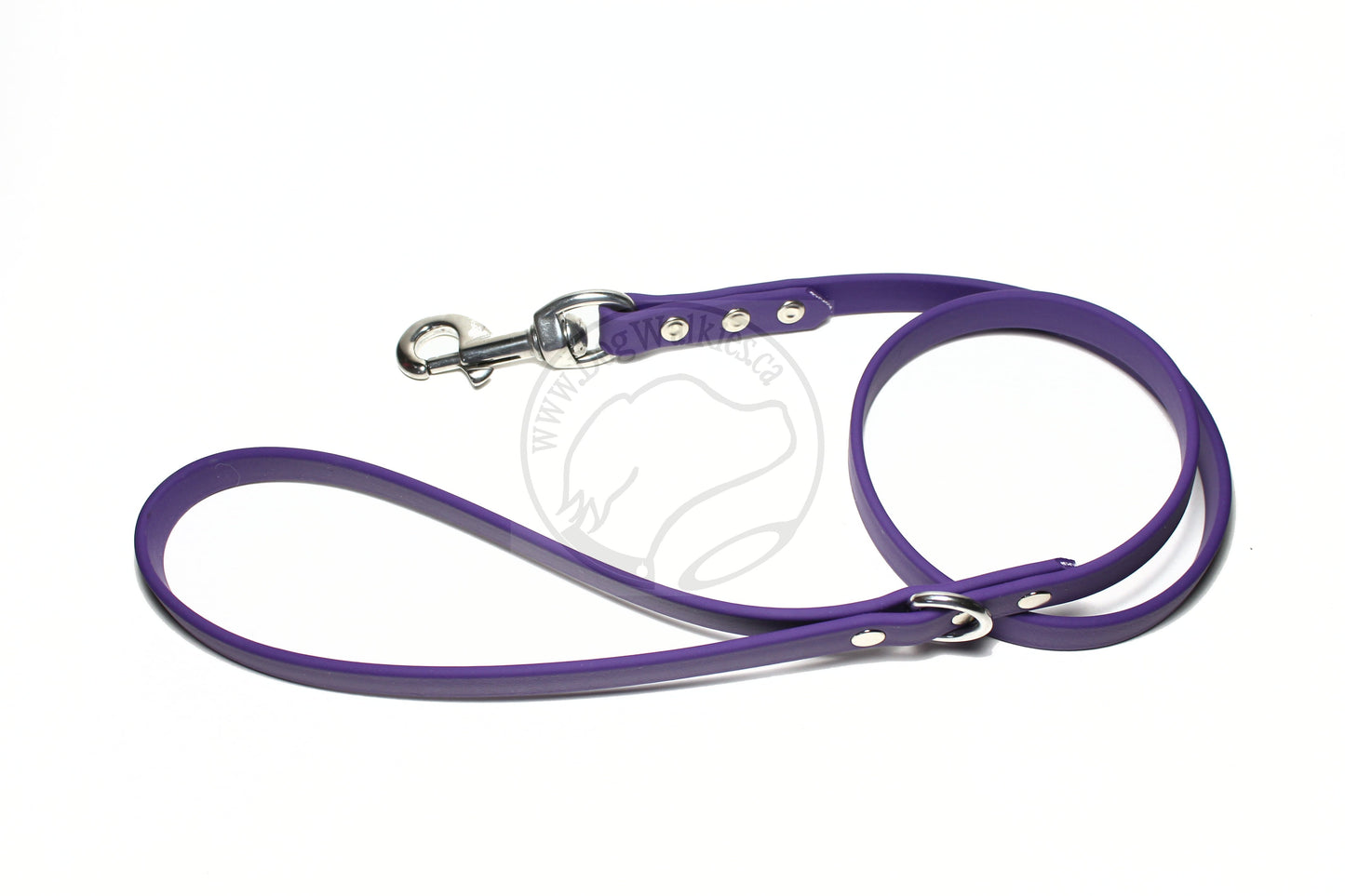 Royal Purple Biothane Dog Leash - Regular 16mm (5/8") width