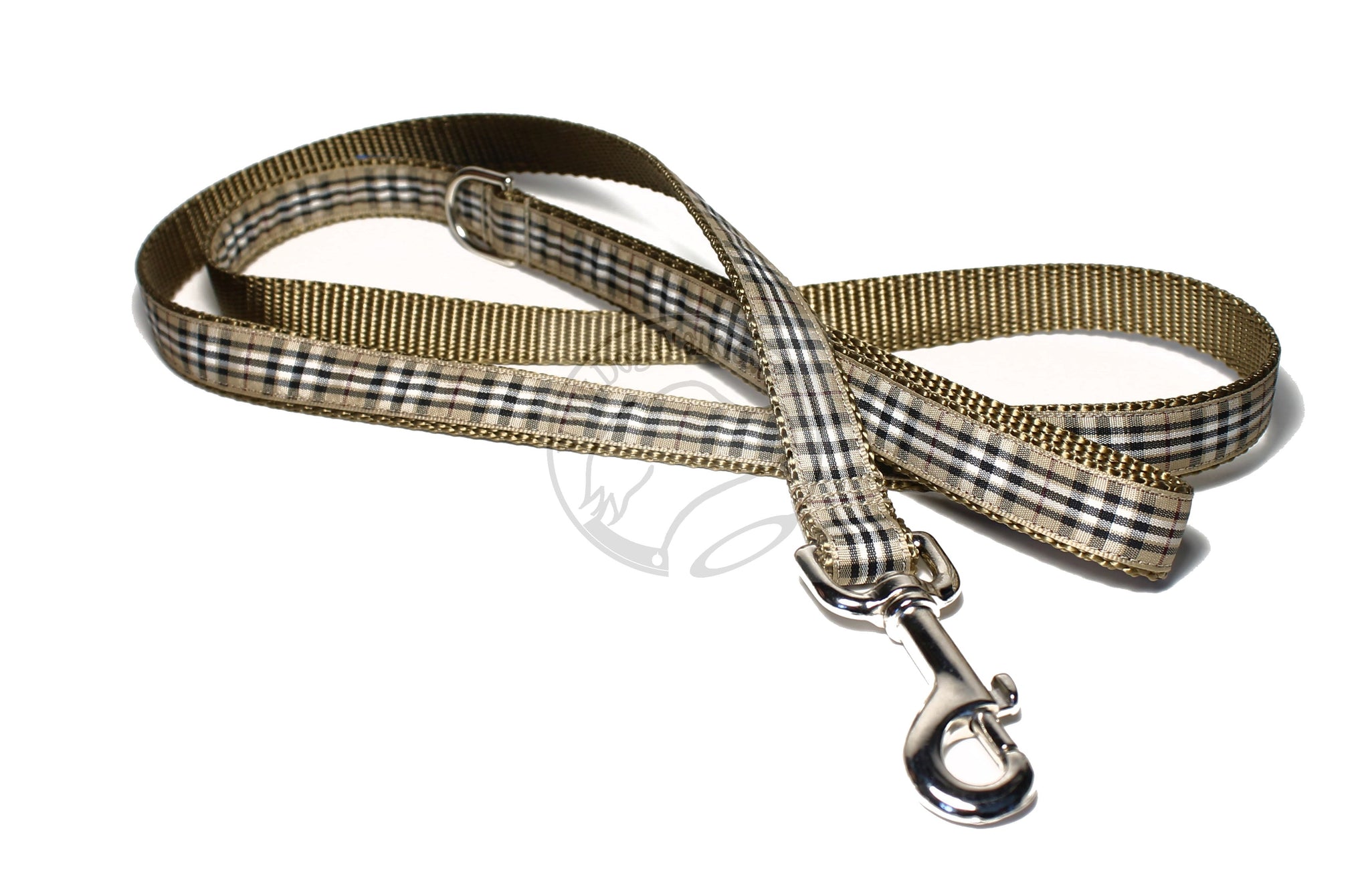 Tartan Dog Leash - Pride of Scotland Gold Tartan