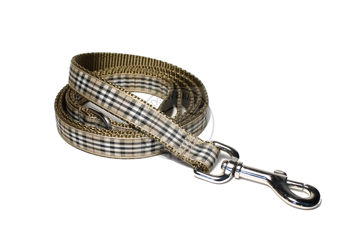 Tartan Dog Leash - Pride of Scotland Gold Tartan