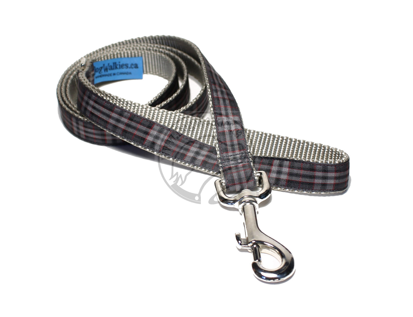 Tartan Dog Leash - Pride of Scotland Silver Tartan