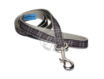 Tartan Dog Leash - Pride of Scotland Silver Tartan