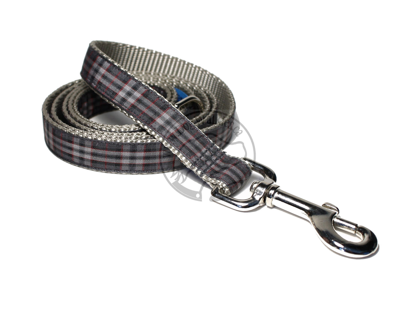 Tartan Dog Leash - Pride of Scotland Silver Tartan