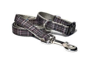 Pride of Scotland Silver tartan - dog collar