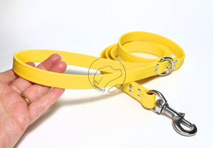 Sunflower Yellow Biothane Large Dog Leash