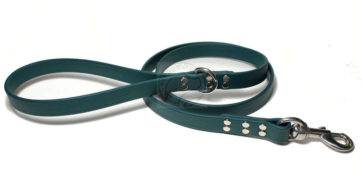 Pine Green Biothane Large Dog Leash