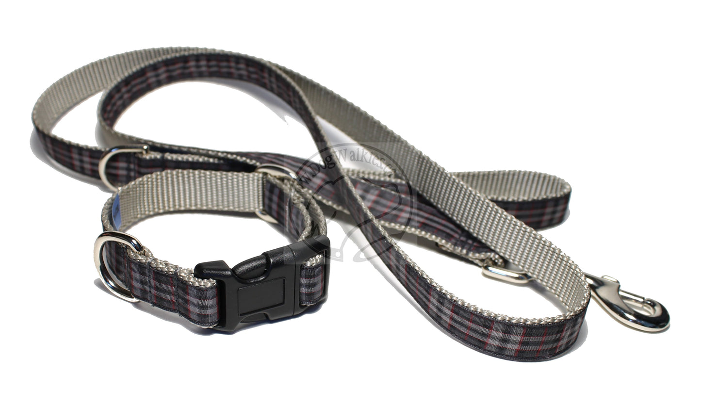 Pride of Scotland Silver tartan - dog collar