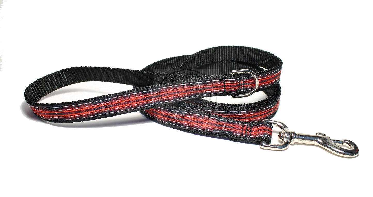 Tartan Dog Leash - Pride of Wales Tartan