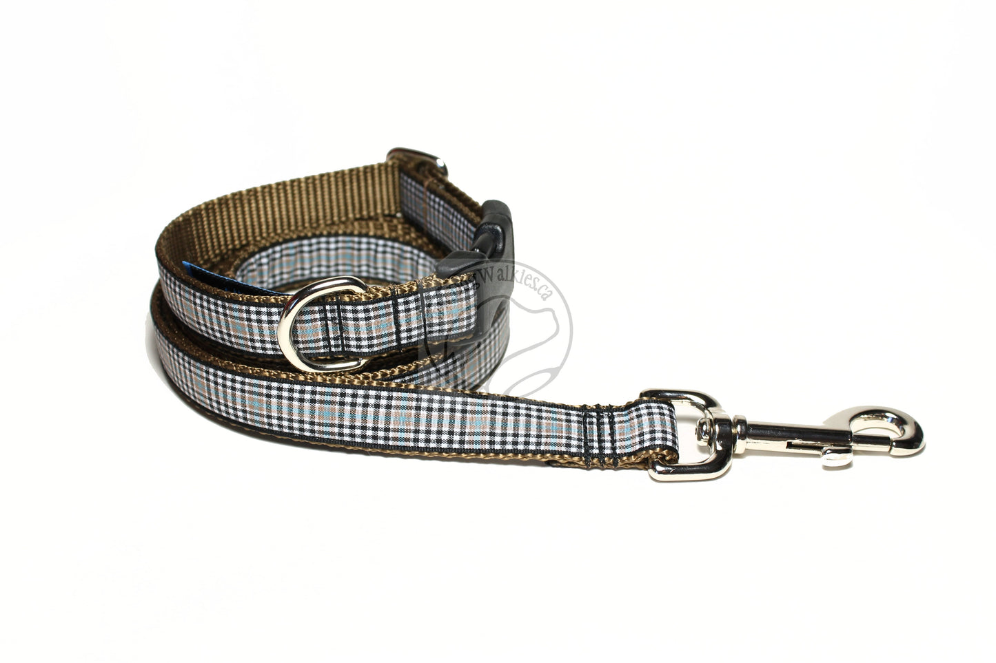 Burns Clan tartan - dog collar