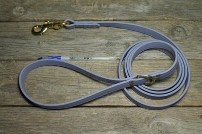 Stormy Gray or Grey Biothane Large Dog Leash