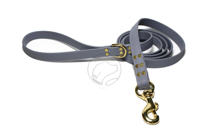 Stormy Gray or Grey Biothane Large Dog Leash