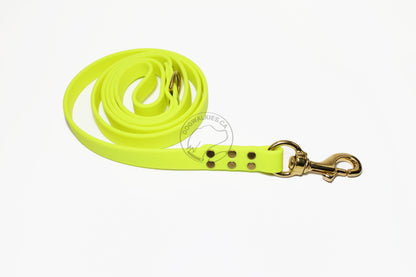 Neon Yellow Biothane Large Dog Leash