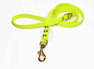 Neon Yellow Biothane Large Dog Leash