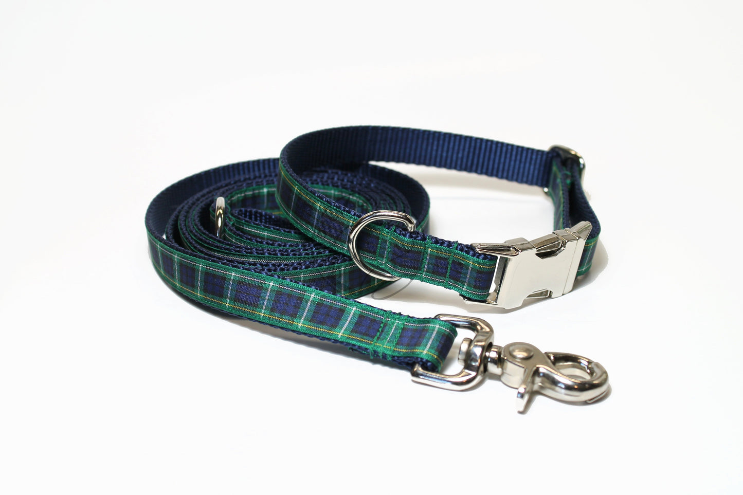 Campbell clan tartan - dog collar