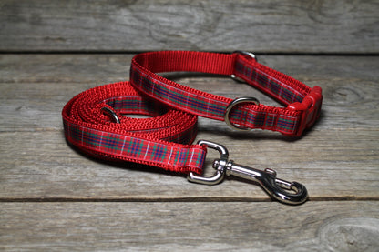 Fraser Clan tartan - dog collar