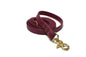 Wine Merlot Biothane Large Dog Leash