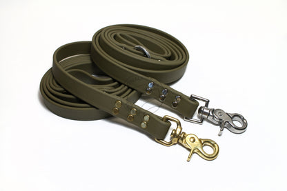 Heavy Biothane Leash 3/4" (20mm) wide - waterproof leash - all colours