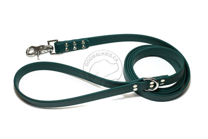 Pine Green Biothane Large Dog Leash