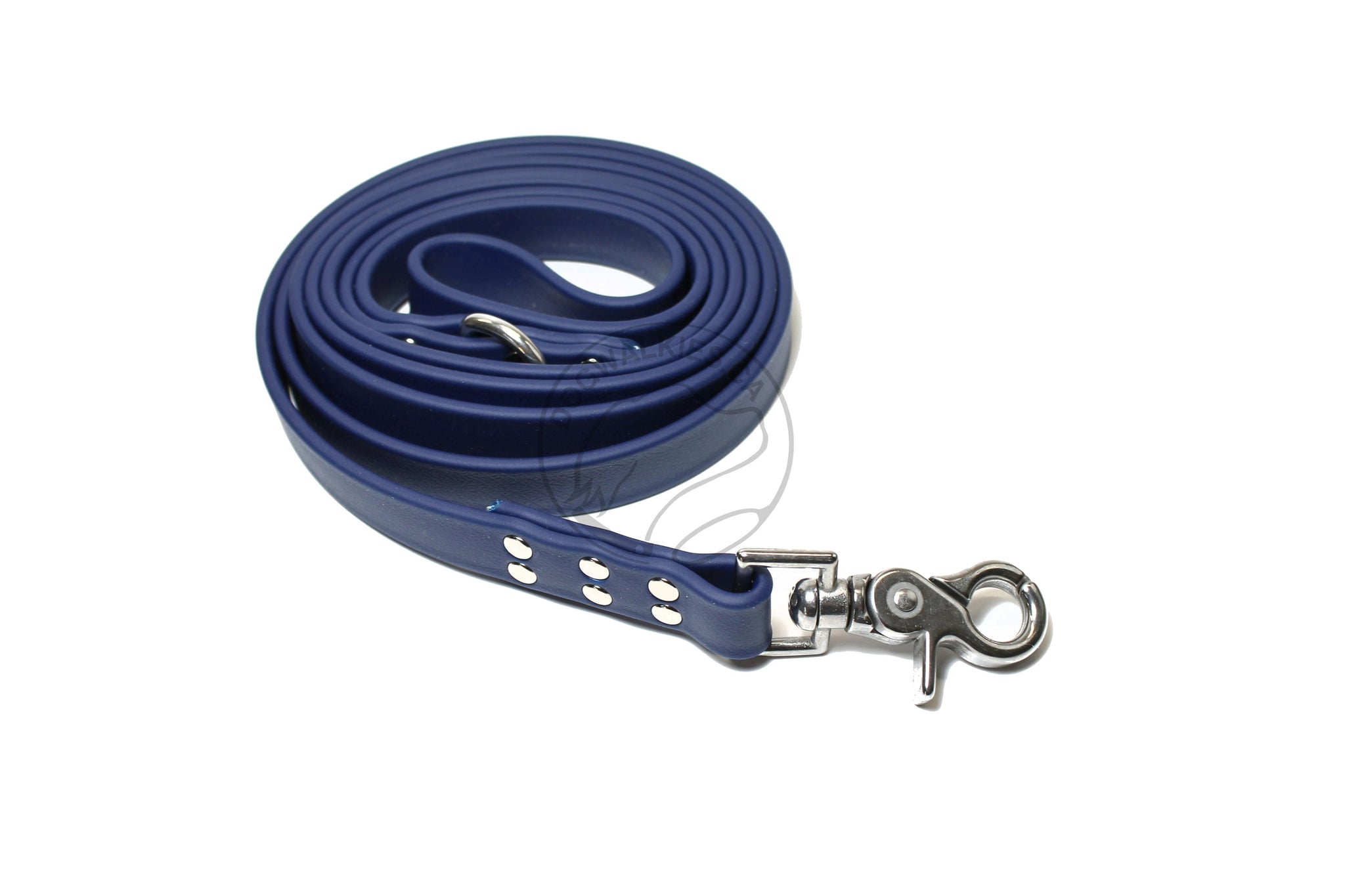 Navy Blue Biothane Large Dog Leash