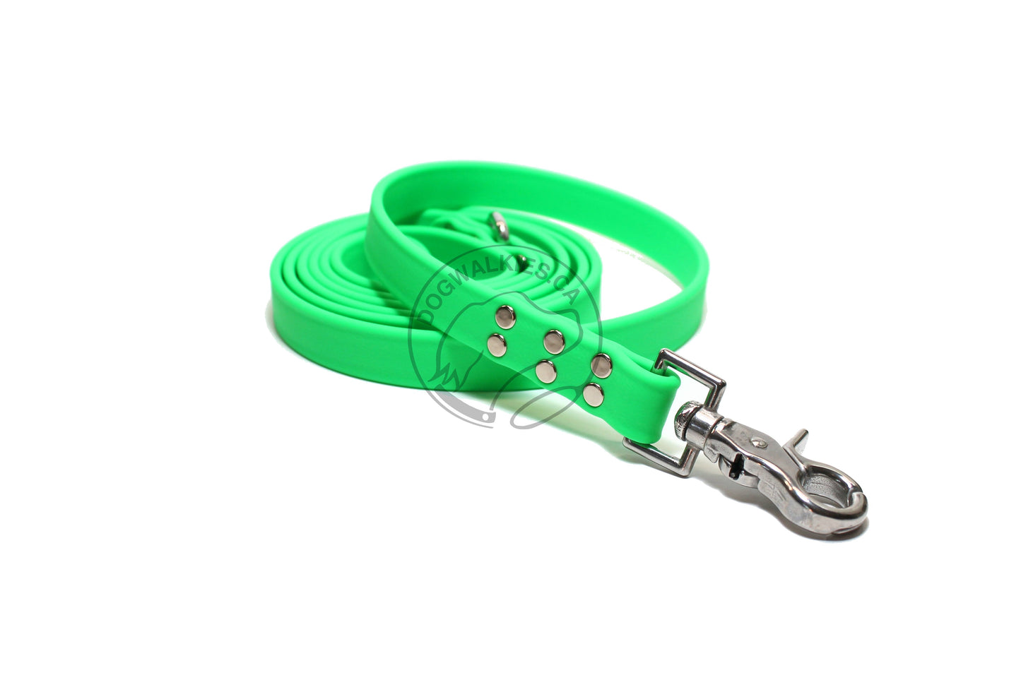 Neon Apple Green Biothane Large Dog Leash