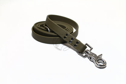 Olive Green Biothane Large Dog Leash