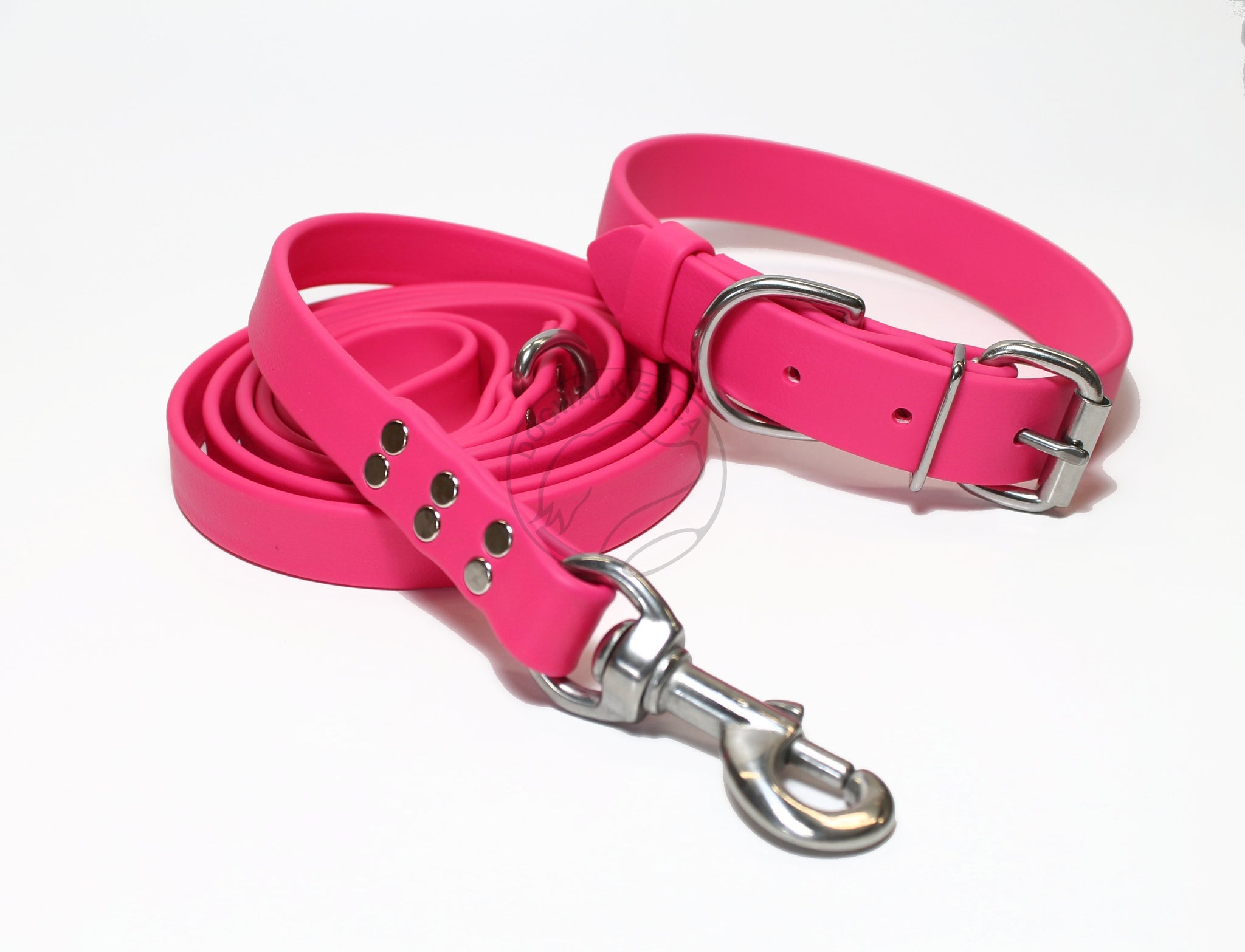 Fuchsia Pink Biothane Large Dog Leash