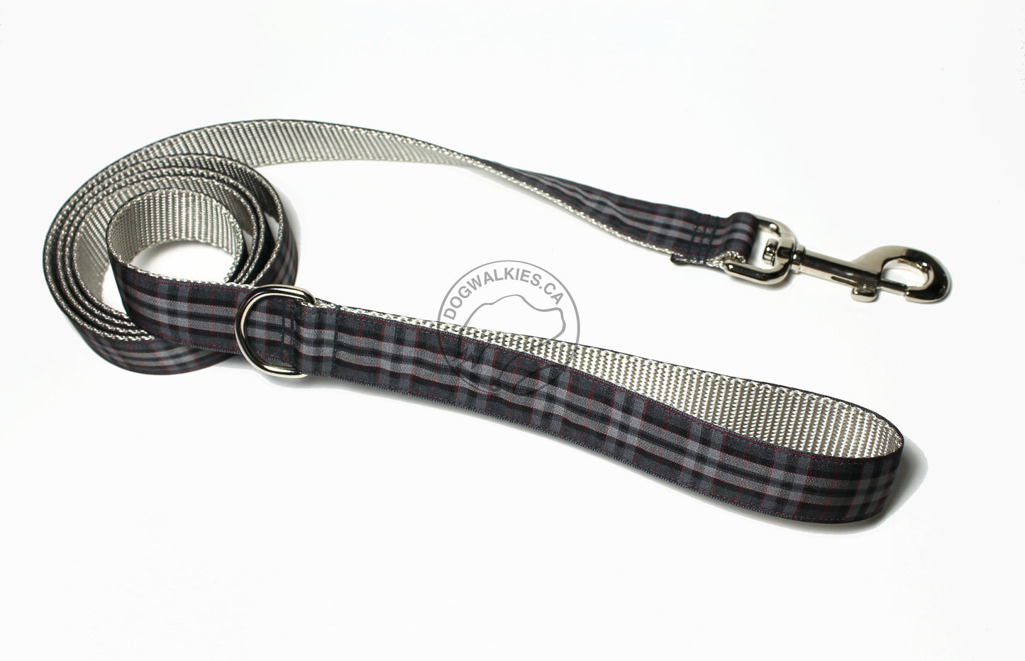 Tartan Dog Leash - Pride of Scotland Silver Tartan