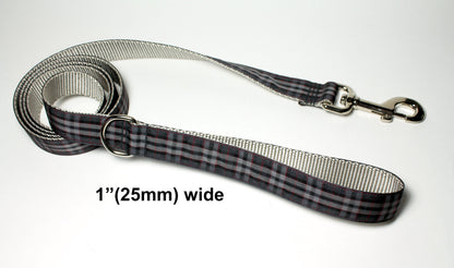 Tartan Dog Leash - Pride of Scotland Silver Tartan