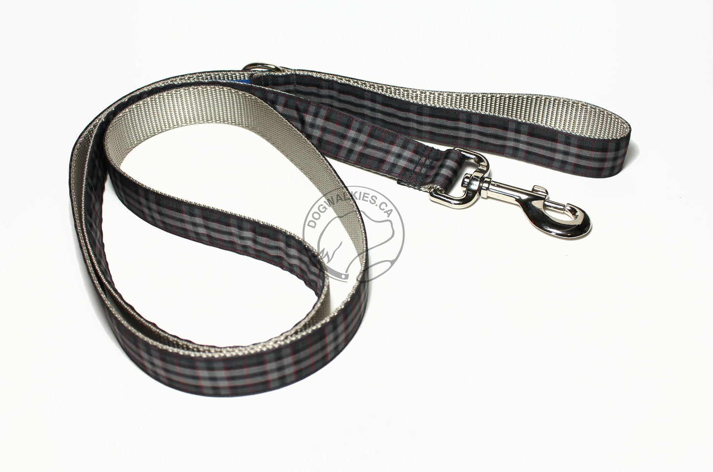 Tartan Dog Leash - Pride of Scotland Silver Tartan