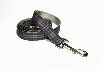 Tartan Dog Leash - Pride of Scotland Silver Tartan