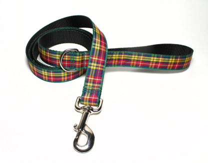 Tartan Dog Leash - Buchanan Clan Tartan
