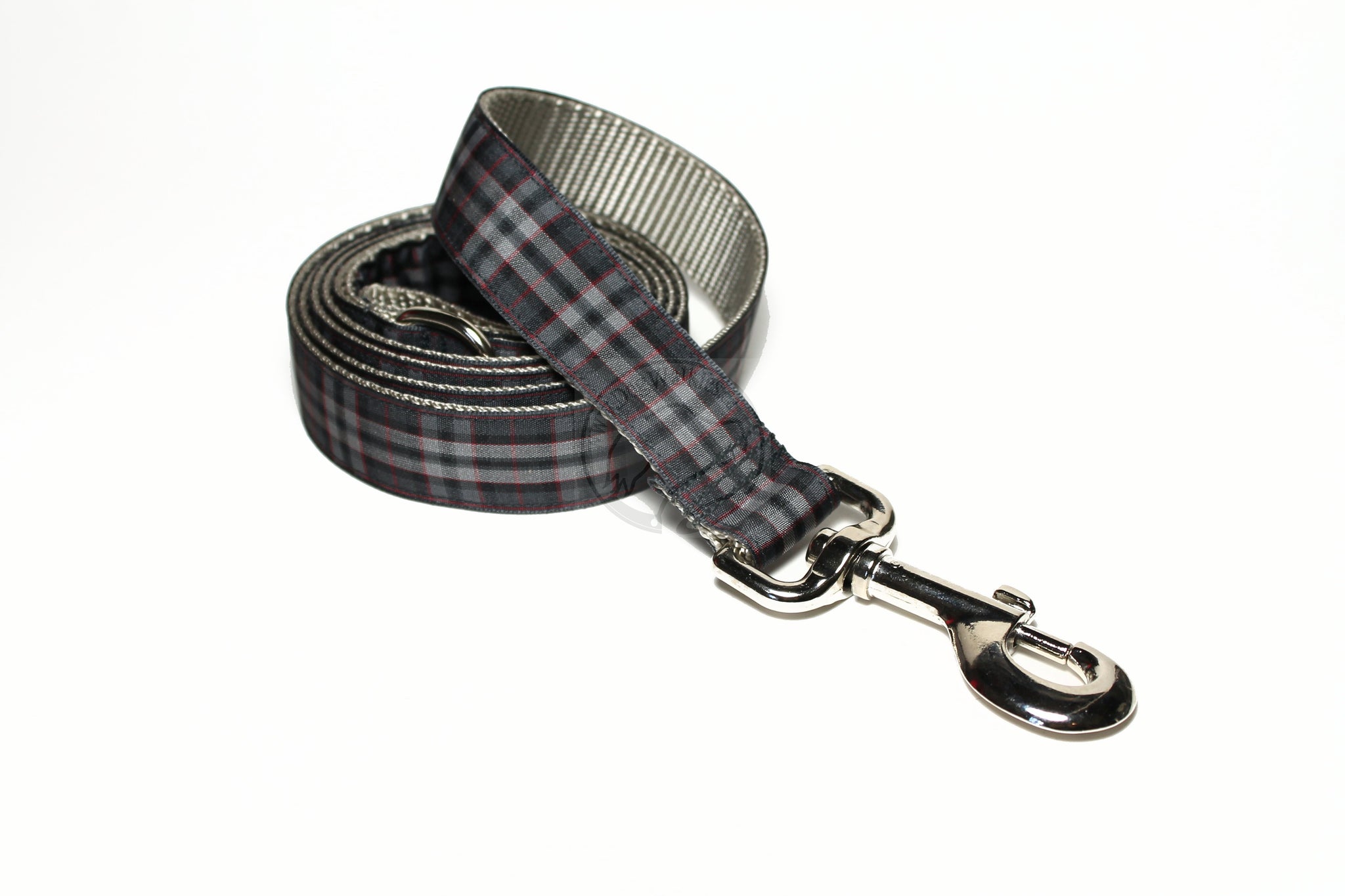 Tartan Dog Leash - Pride of Scotland Silver Tartan
