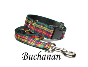 Tartan Dog Leash - Buchanan Clan Tartan