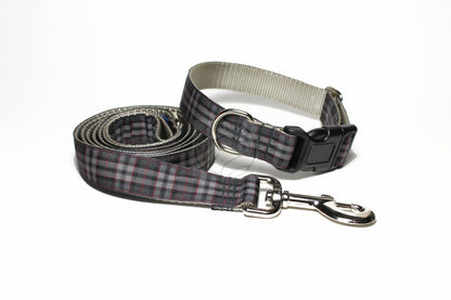 Tartan Dog Leash - Pride of Scotland Silver Tartan