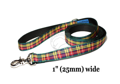 Tartan Dog Leash - Buchanan Clan Tartan