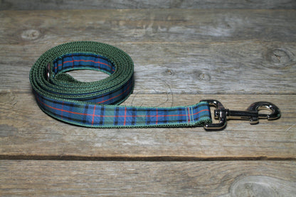 Tartan Dog Leash - Flower of Scotland Tartan