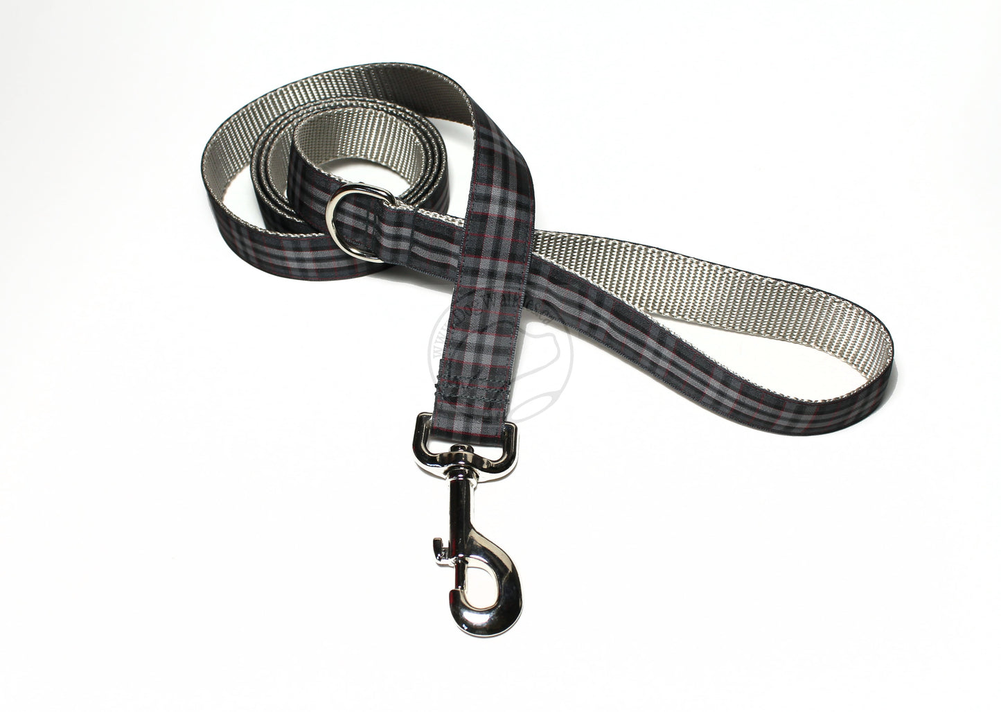 Tartan Dog Leash - Pride of Scotland Silver Tartan