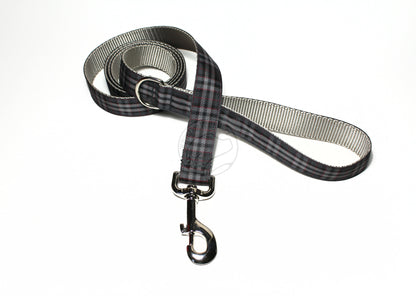 Tartan Dog Leash - Pride of Scotland Silver Tartan