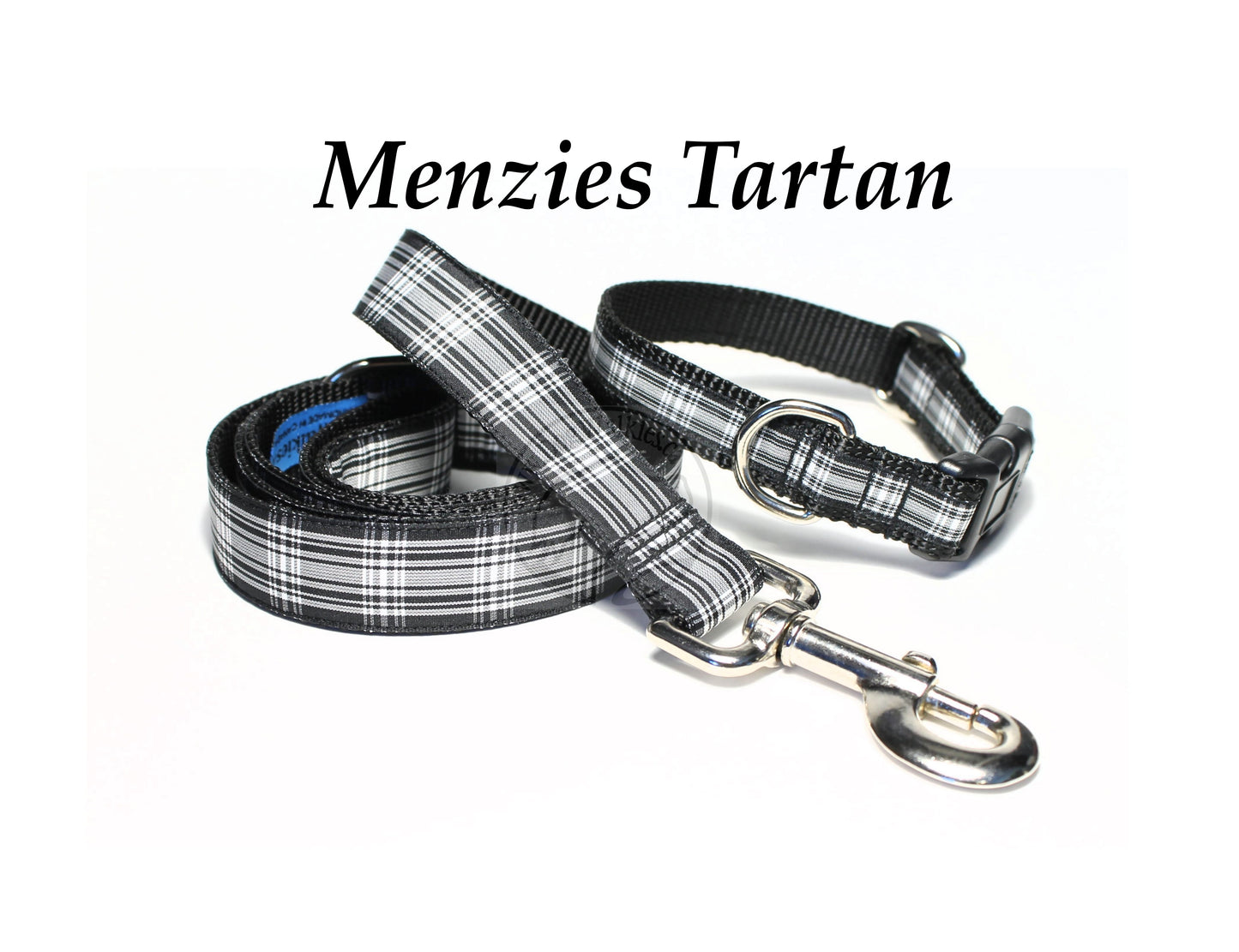 Menzies Clan tartan - dog collar