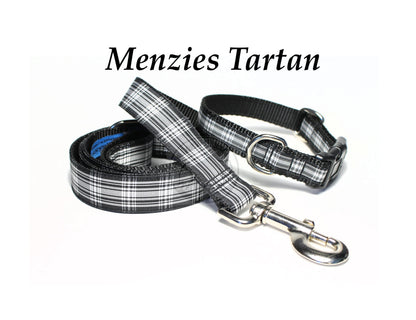 Menzies Clan tartan - dog collar