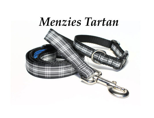 Menzies Clan tartan - dog collar