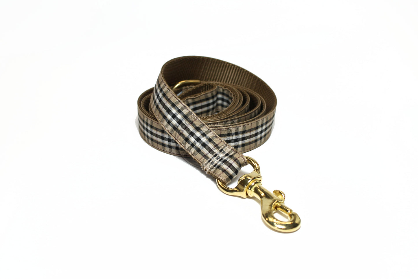 Tartan Dog Leash - Pride of Scotland Gold Tartan