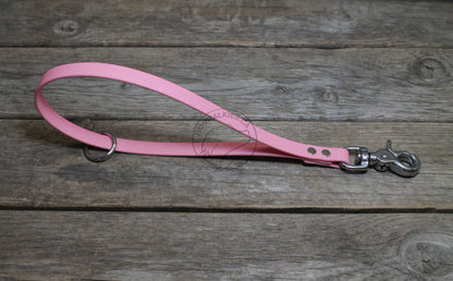 Two Section Leash, Handle with Drag Line - Biothane Dog Leash 12mm (1/2") wide