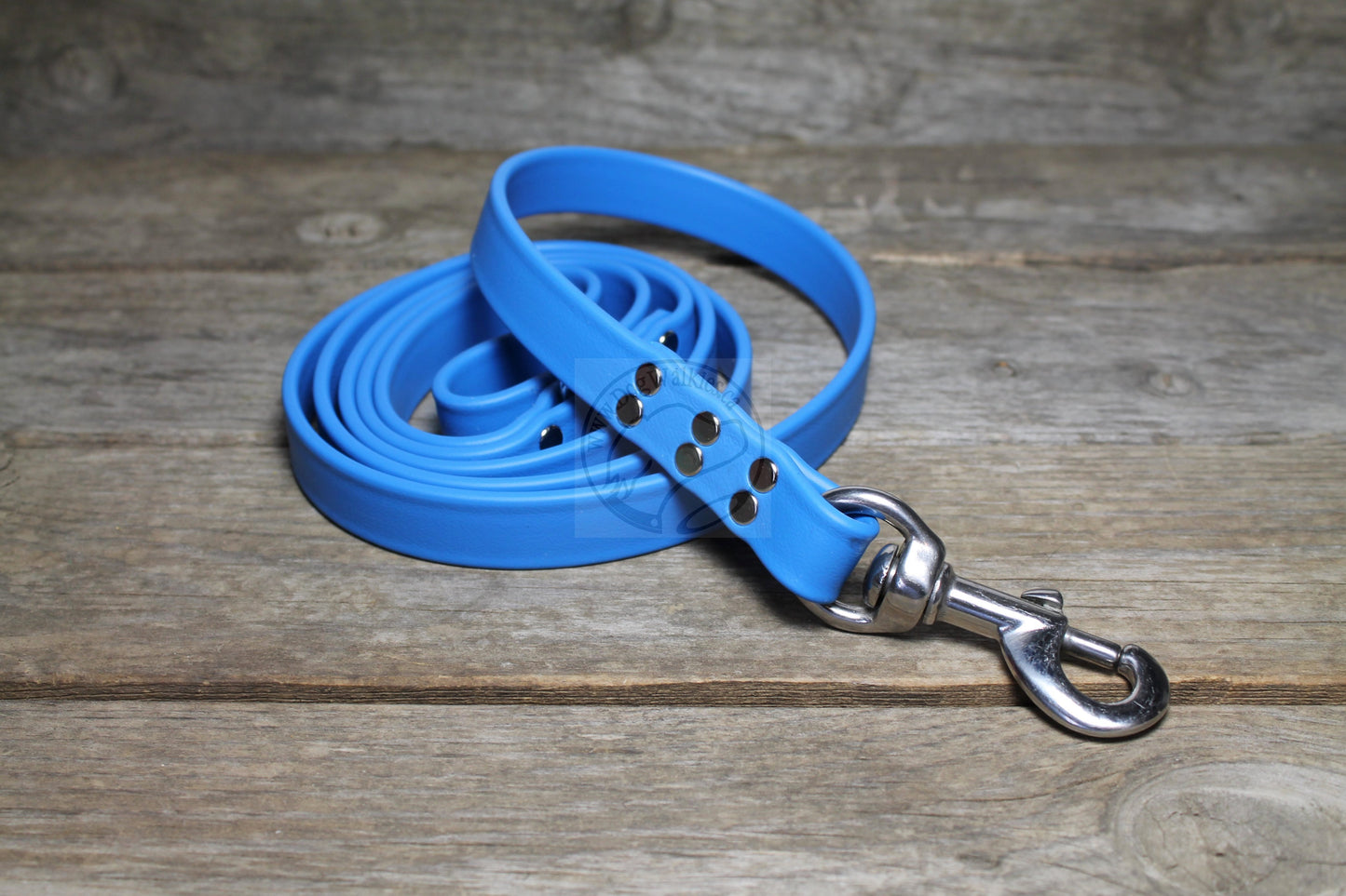 Caribbean Blue Biothane Large Dog Leash