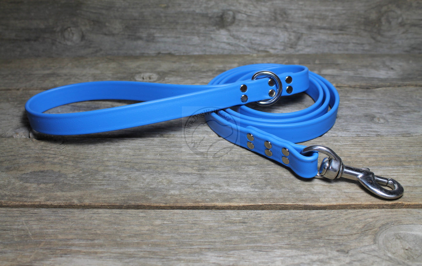 Caribbean Blue Biothane Large Dog Leash