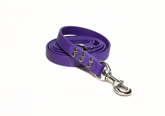 Royal Purple Biothane Large Dog Leash